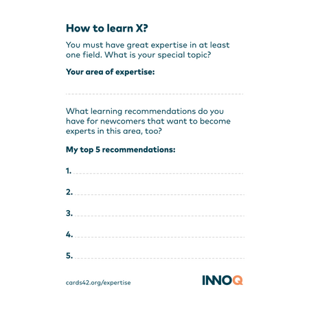 How to learn X? - cards42.org